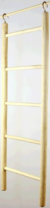 HOUTEN LADDER 5 TREDEN GROOT 70*22CM